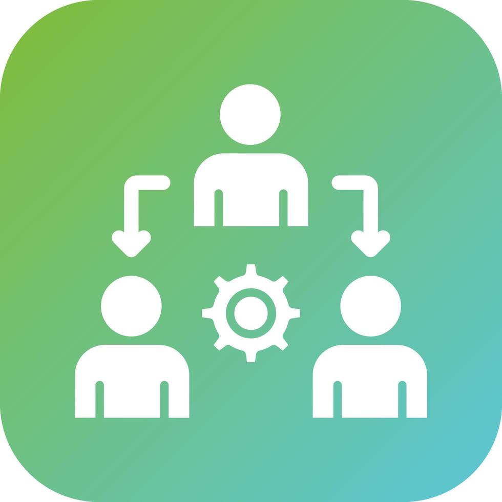 Delegate Vector Icon Style