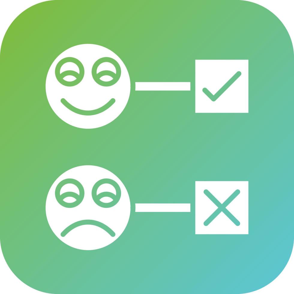 Satisfaction Survey Vector Icon Style