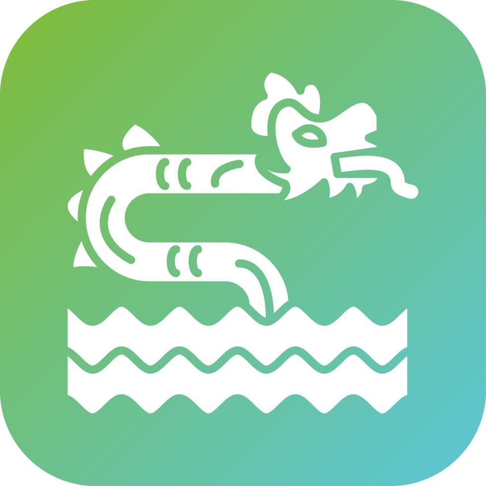 Sea Monster Vector Icon Style