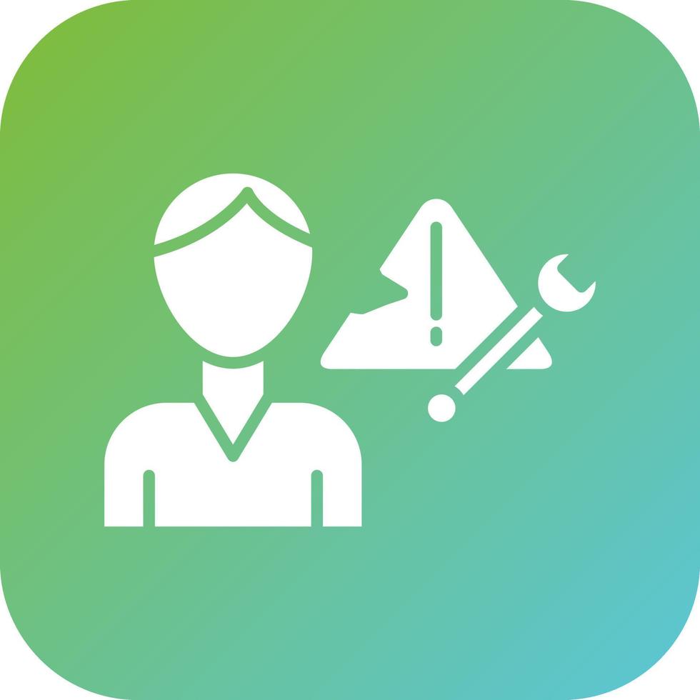 Fixer Male Vector Icon Style