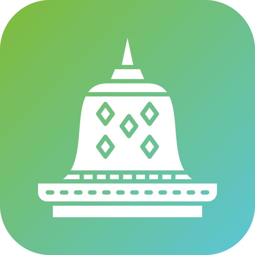 Borobudur Vector Icon Style