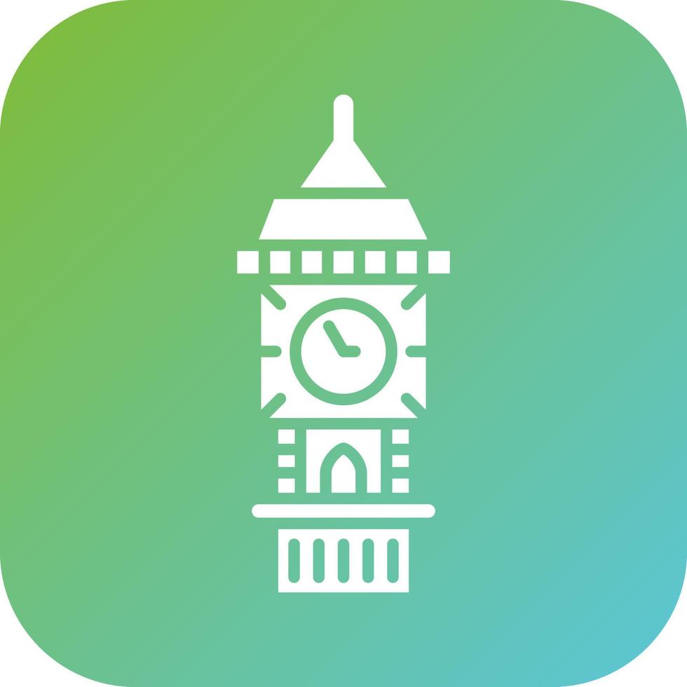 Big Ben Vector Icon Style