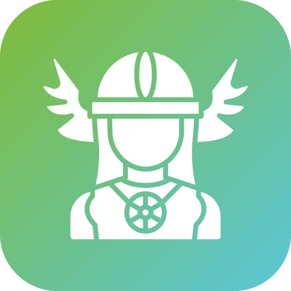 Shieldmaiden Vector Icon Style