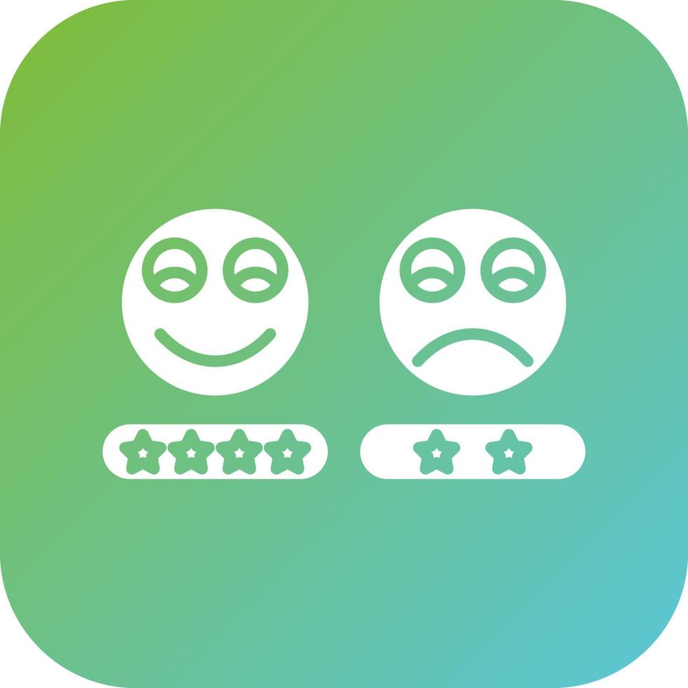 Satisfaction Level Vector Icon Style