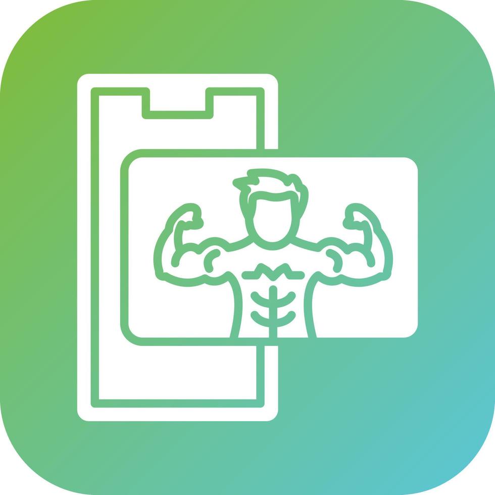 Full Body Muscle Vector Icon Style