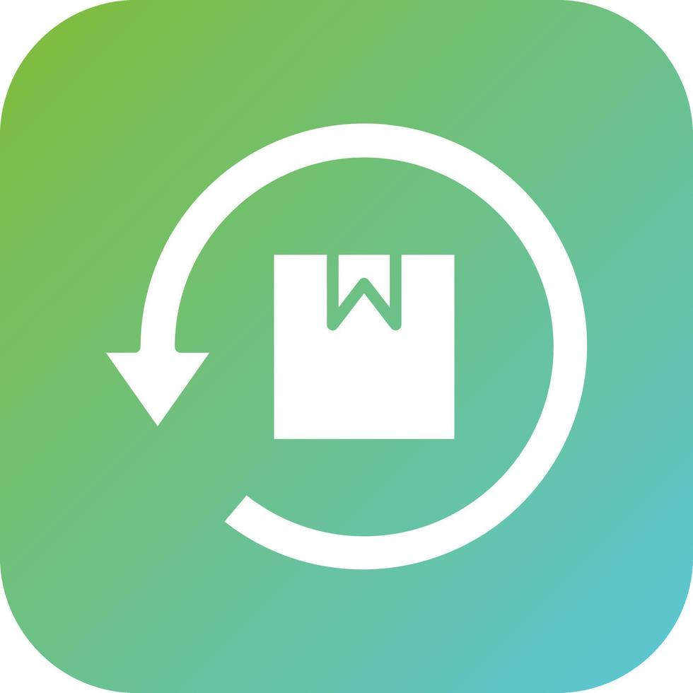 Reverse Logistics Vector Icon Style