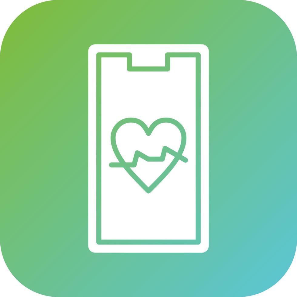 Heart Rate Vector Icon Style