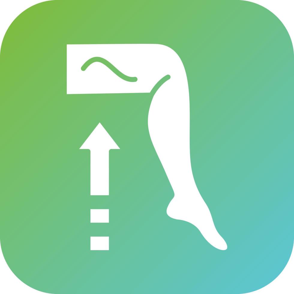 Leg Muscle Vector Icon Style