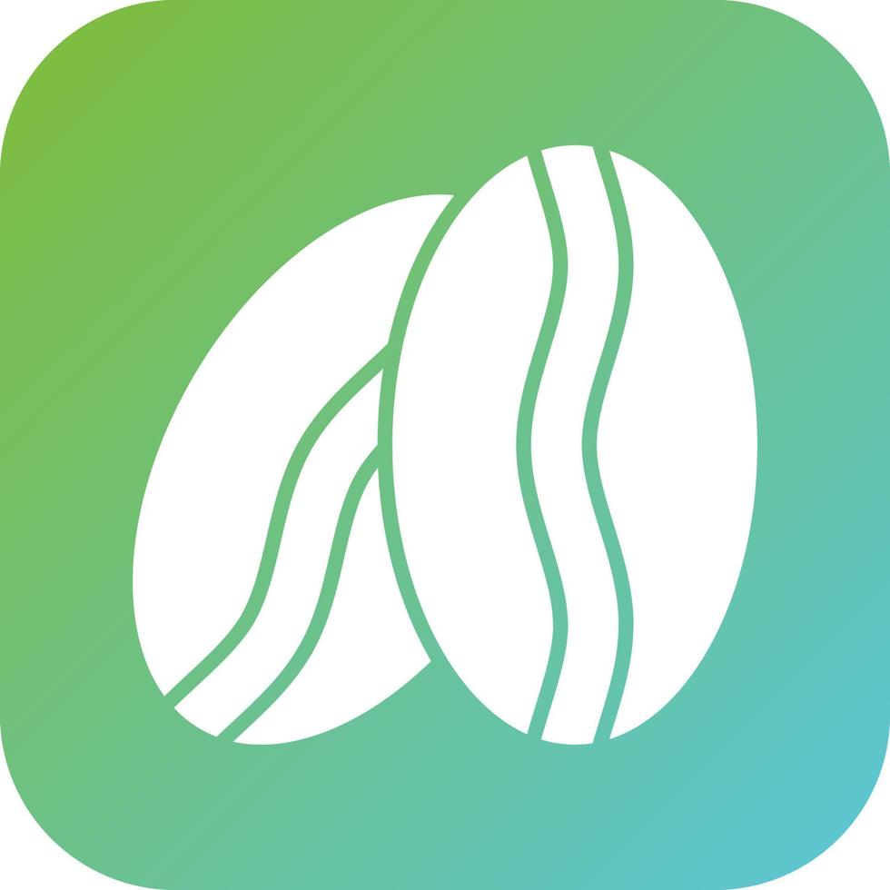 Coffee Beans Vector Icon Style