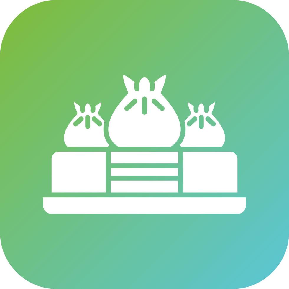 Dim Sum Vector Icon Style