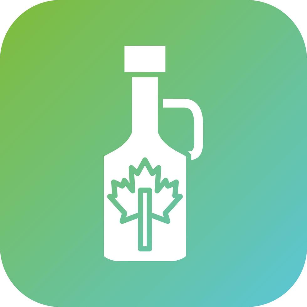 Maple Syrup Vector Icon Style