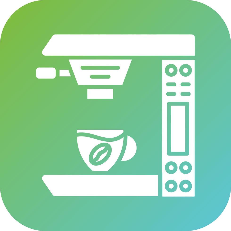 Coffee Machine Vector Icon Style