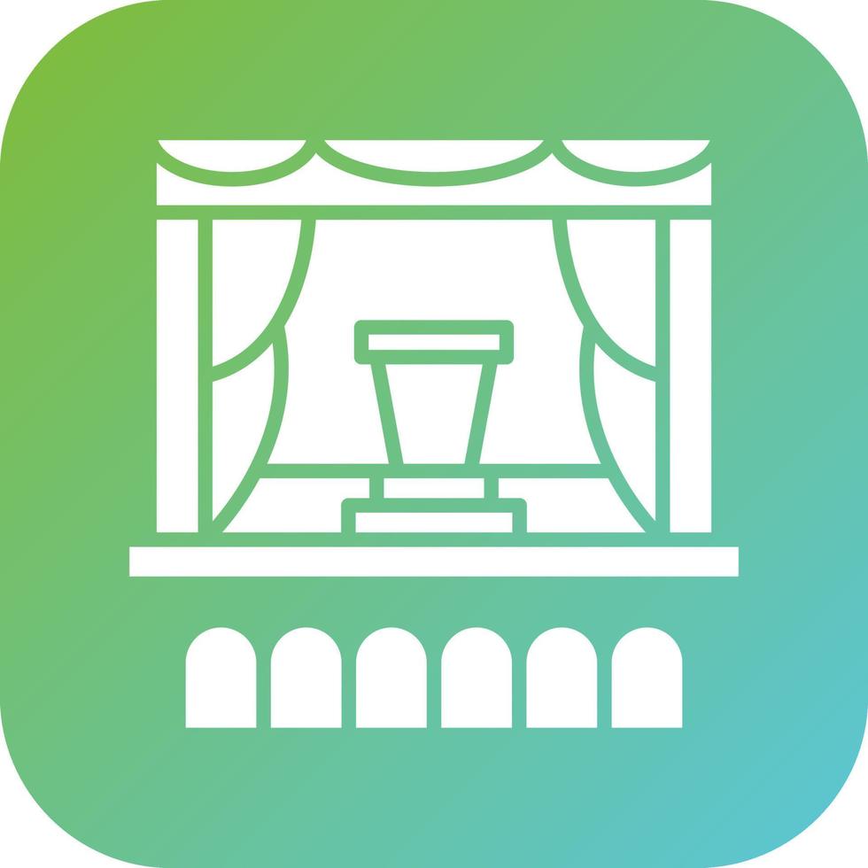 Auditorium Vector Icon Style