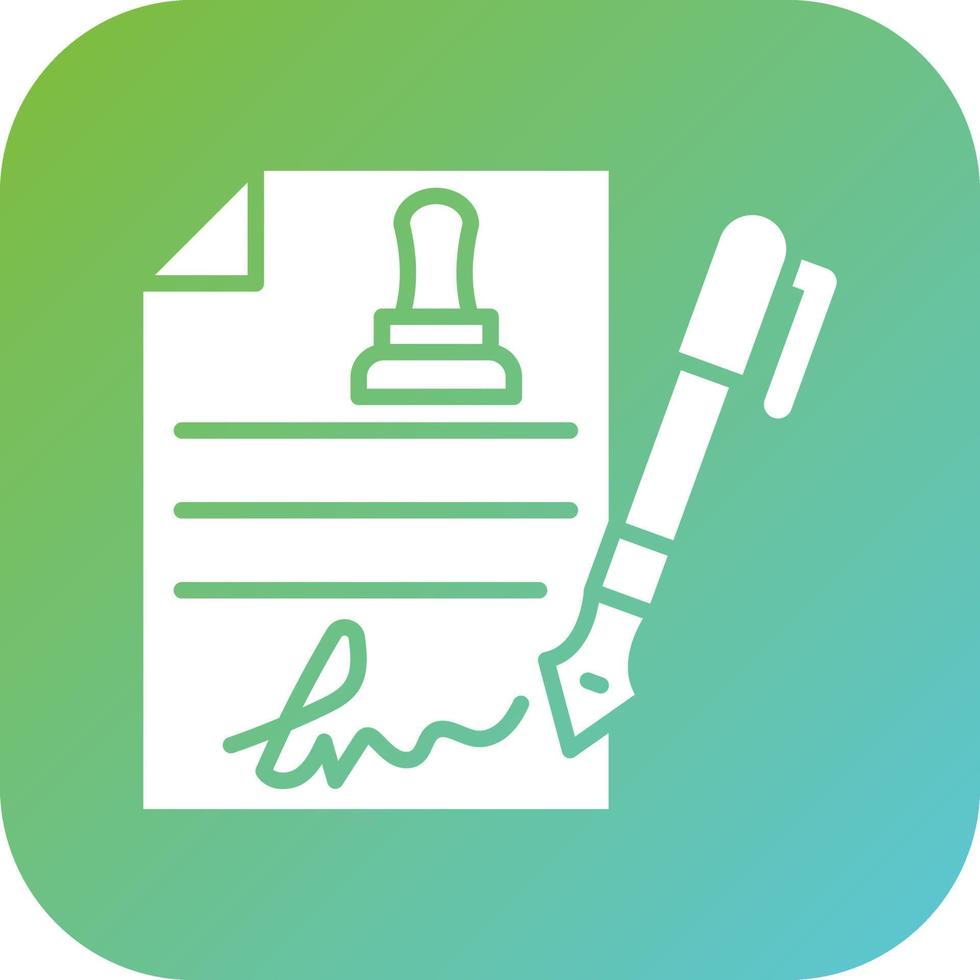 Corporate Law Vector Icon Style