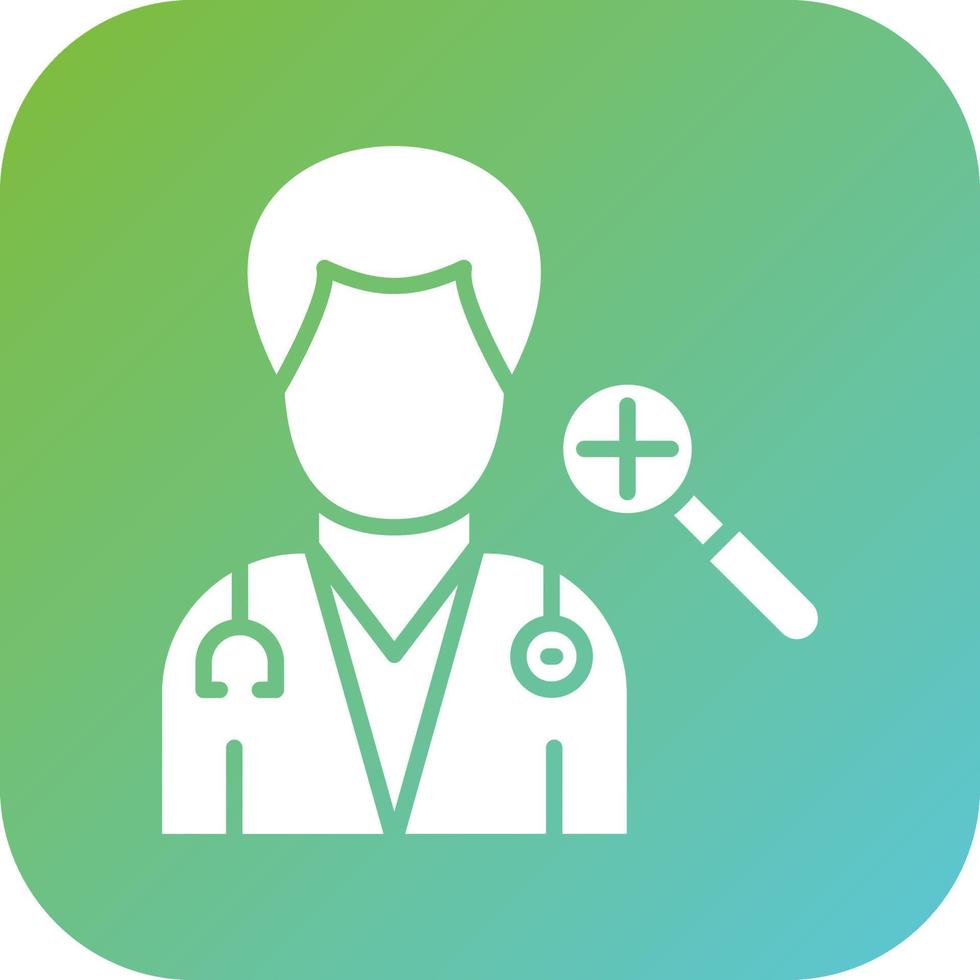 Dermatologist Male Vector Icon Style