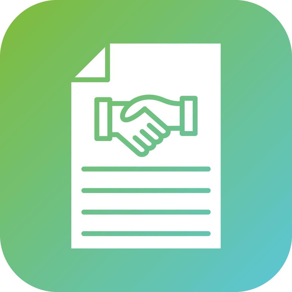 Agreement Vector Icon Style
