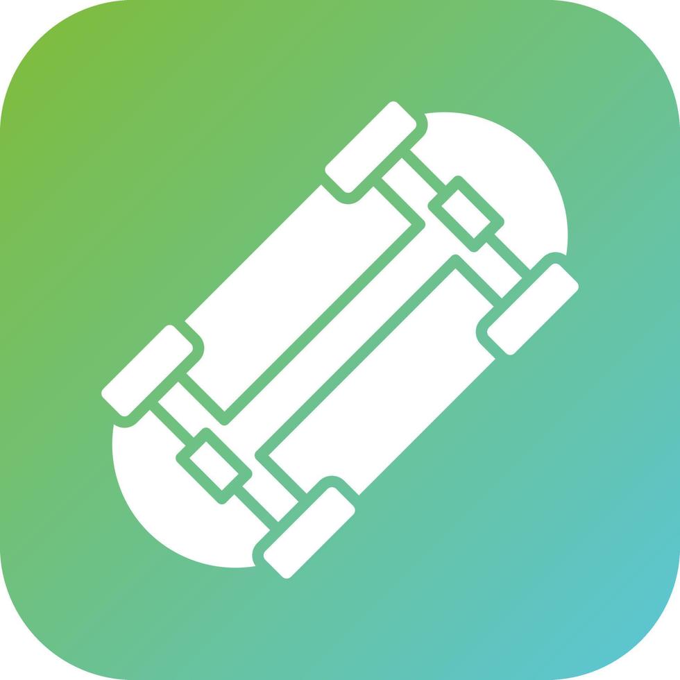 Skateboard Vector Icon Style