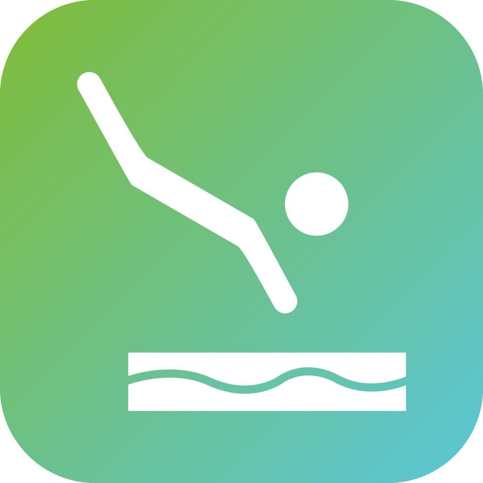 Diving Vector Icon Style