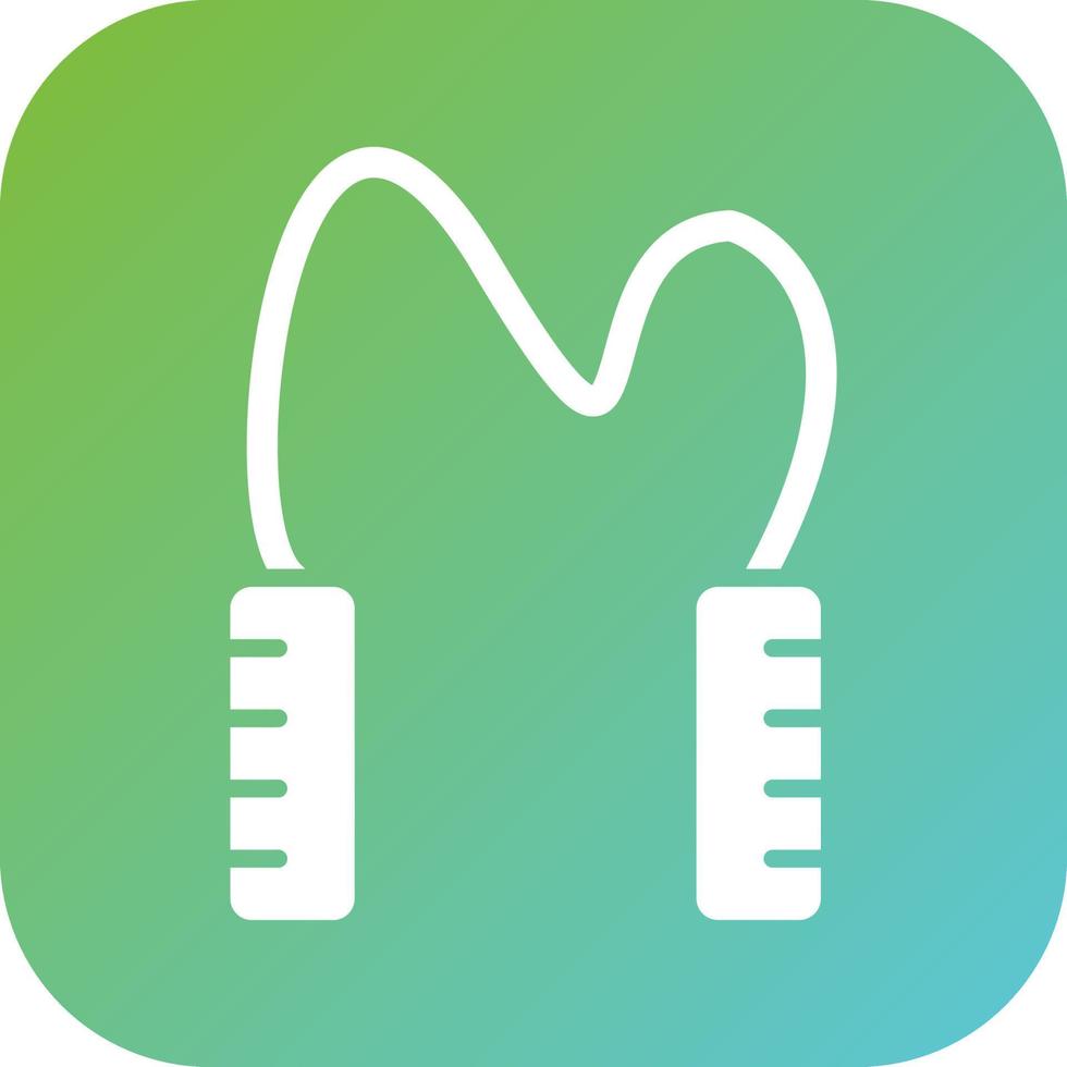 Skipping Rope Vector Icon Style