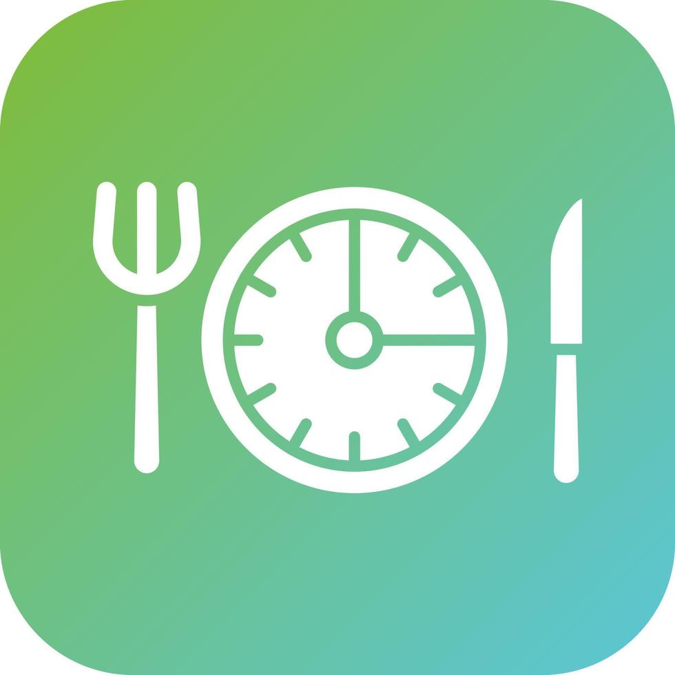Intermittent Fasting Vector Icon Style