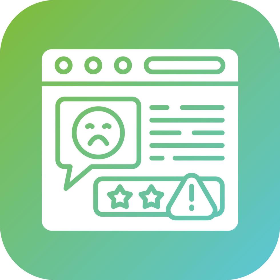 Complaint Vector Icon Style