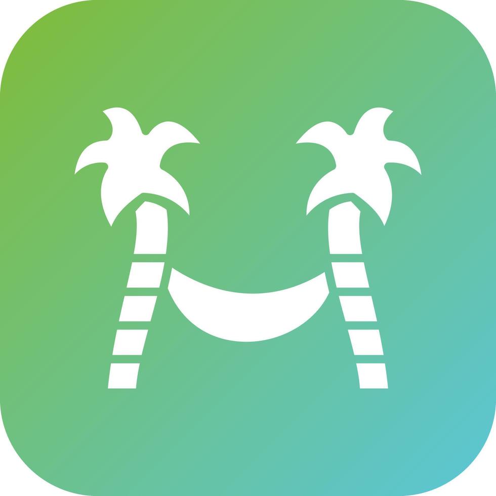 Hammock Vector Icon Style