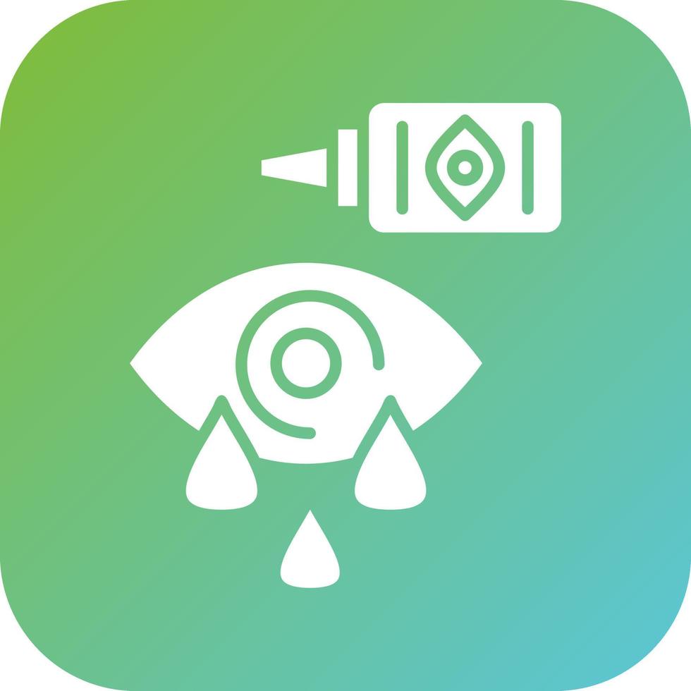 Artificial Tears Vector Icon Style