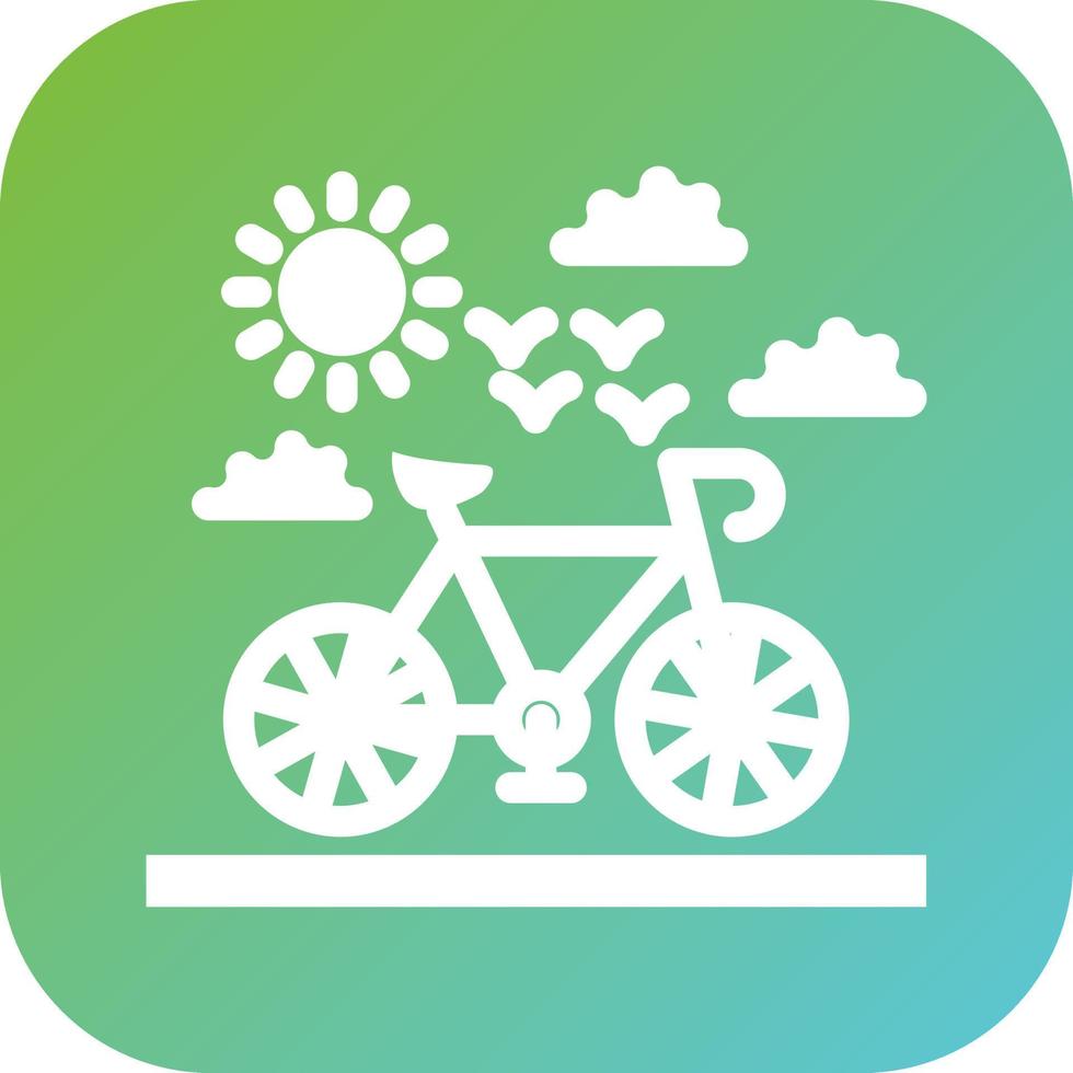 Bicycle Vector Icon Style