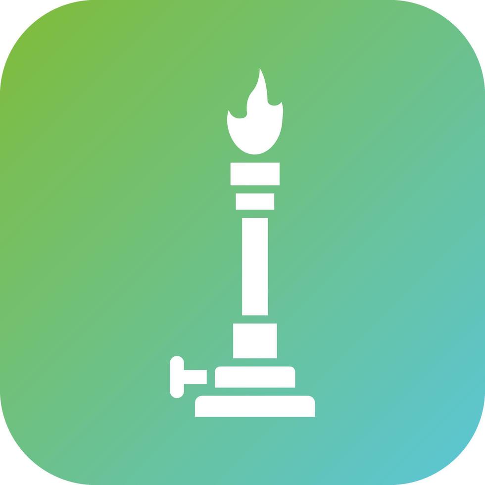 Bunsen Burner Vector Icon Style