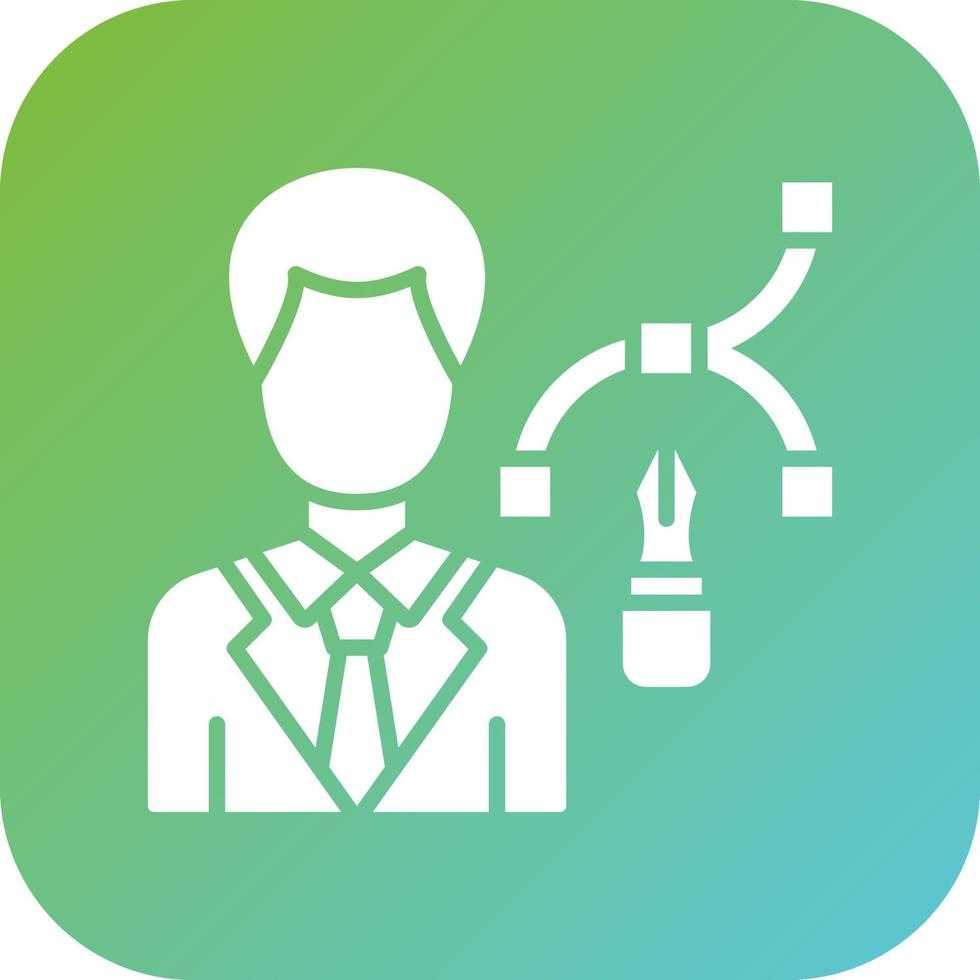 Designer Male Vector Icon Style