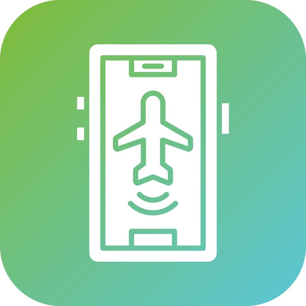 Airplane mode active Vector Icon Style