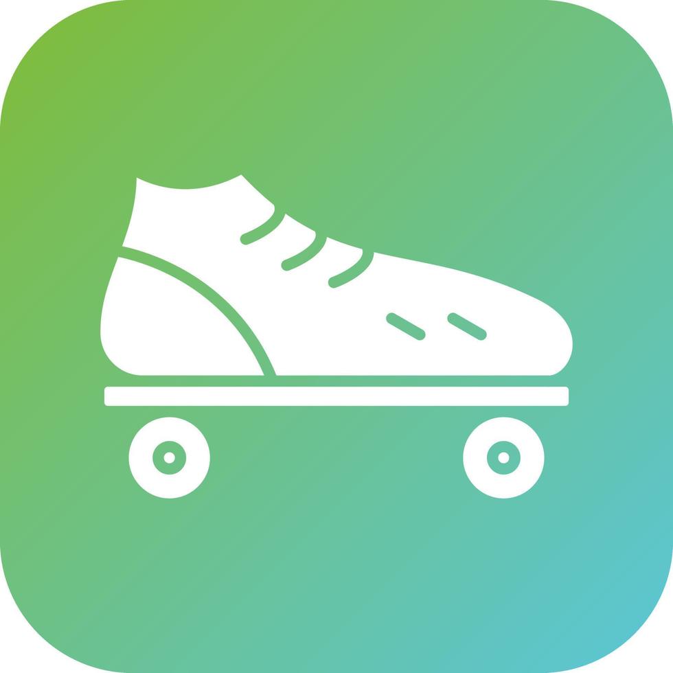 Roller Skate Vector Icon Style