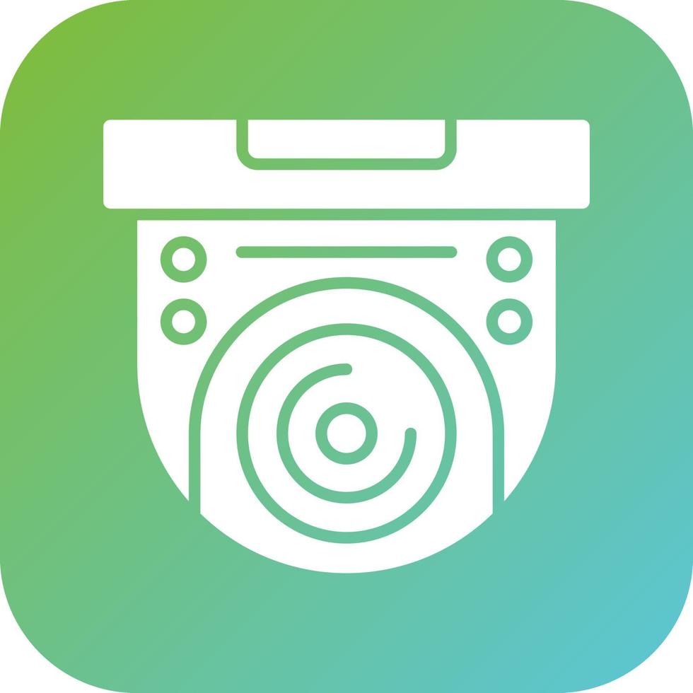 CCTV Camera Vector Icon Style