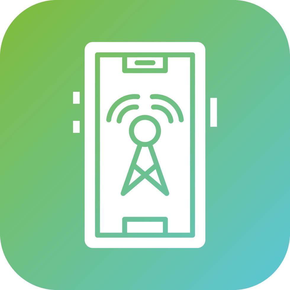 Network Cell Vector Icon Style