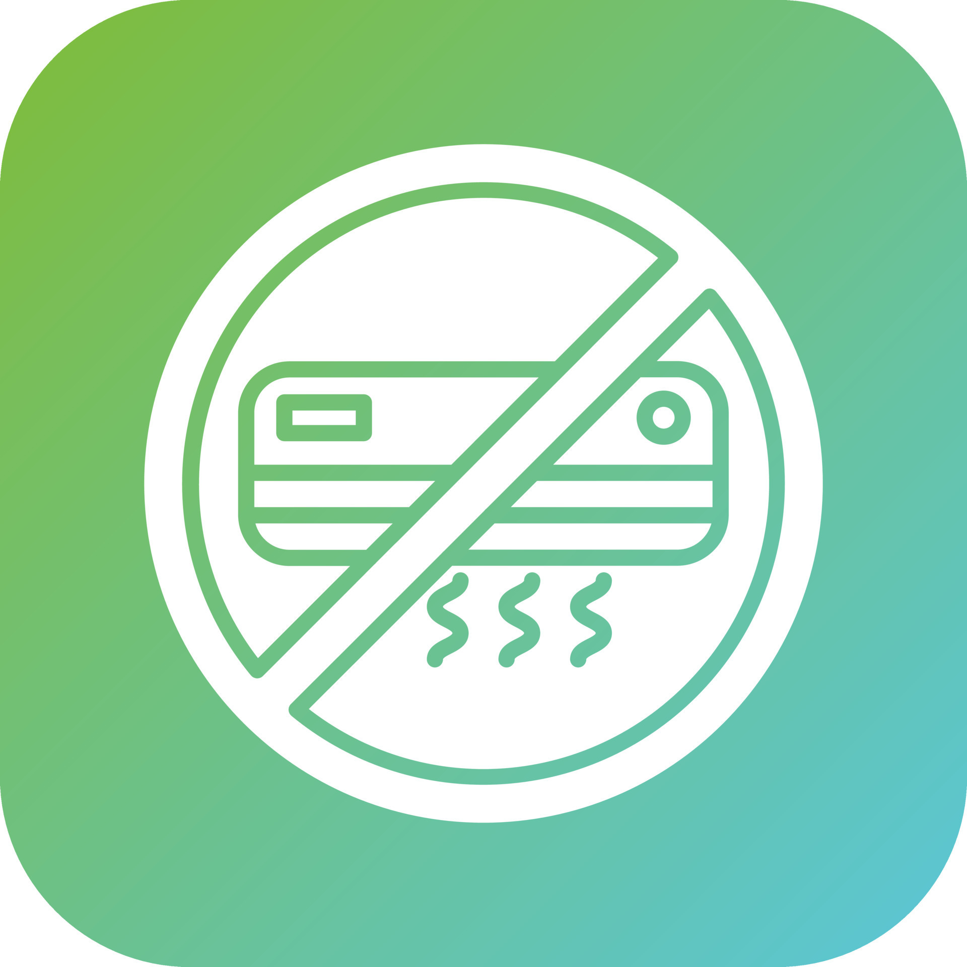 No aire acondicionamiento vector icono estilo 22366704 Vector en Vecteezy