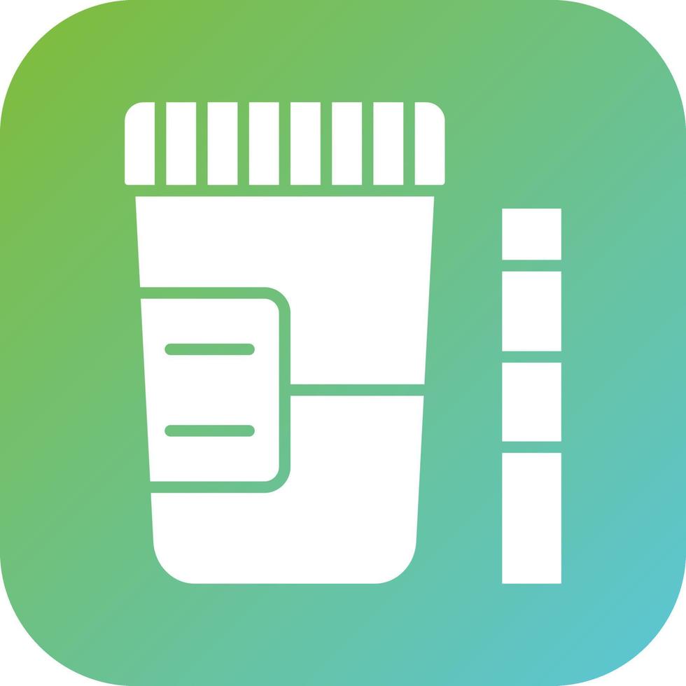 Urine Test Vector Icon Style