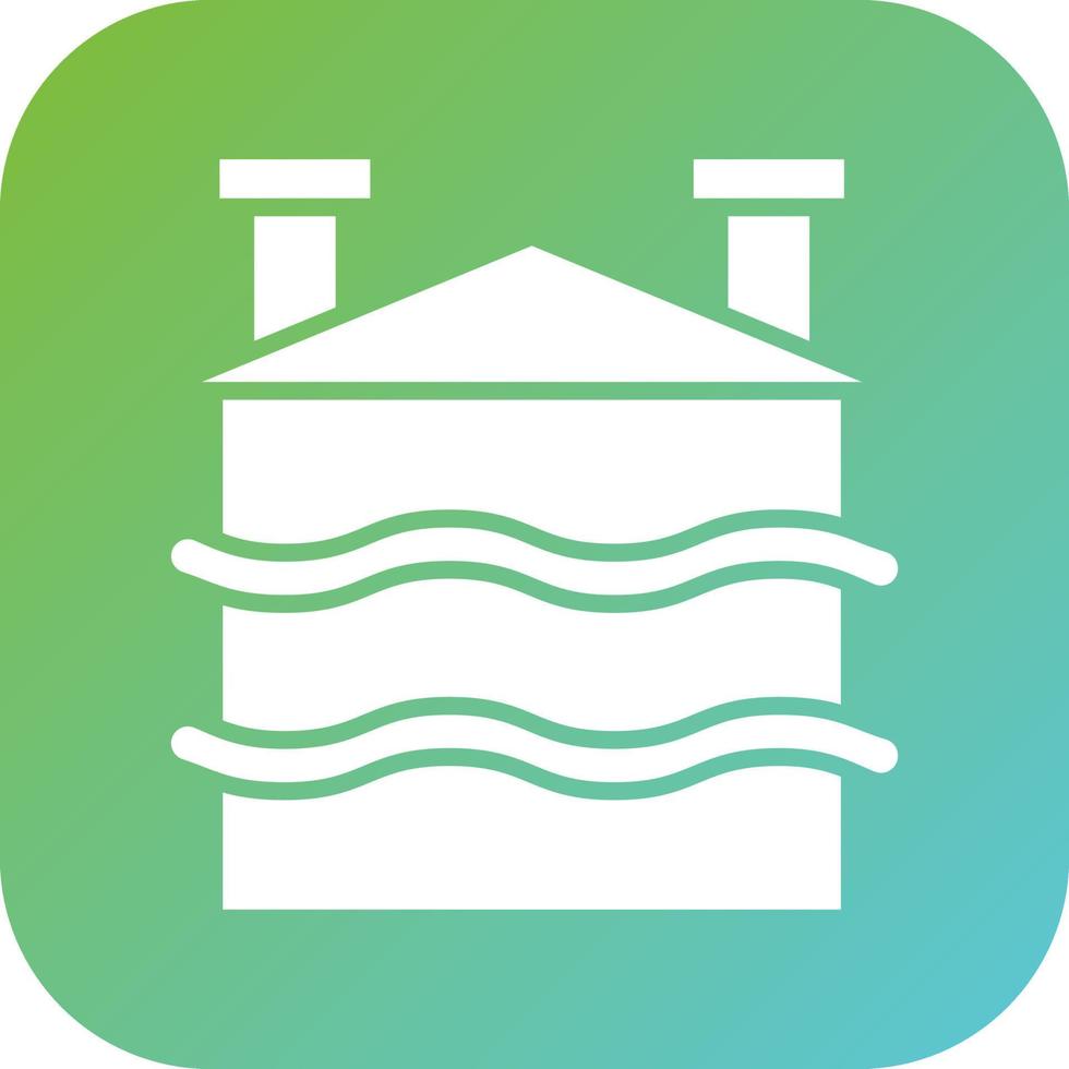 Natural Ventilation Vector Icon Style