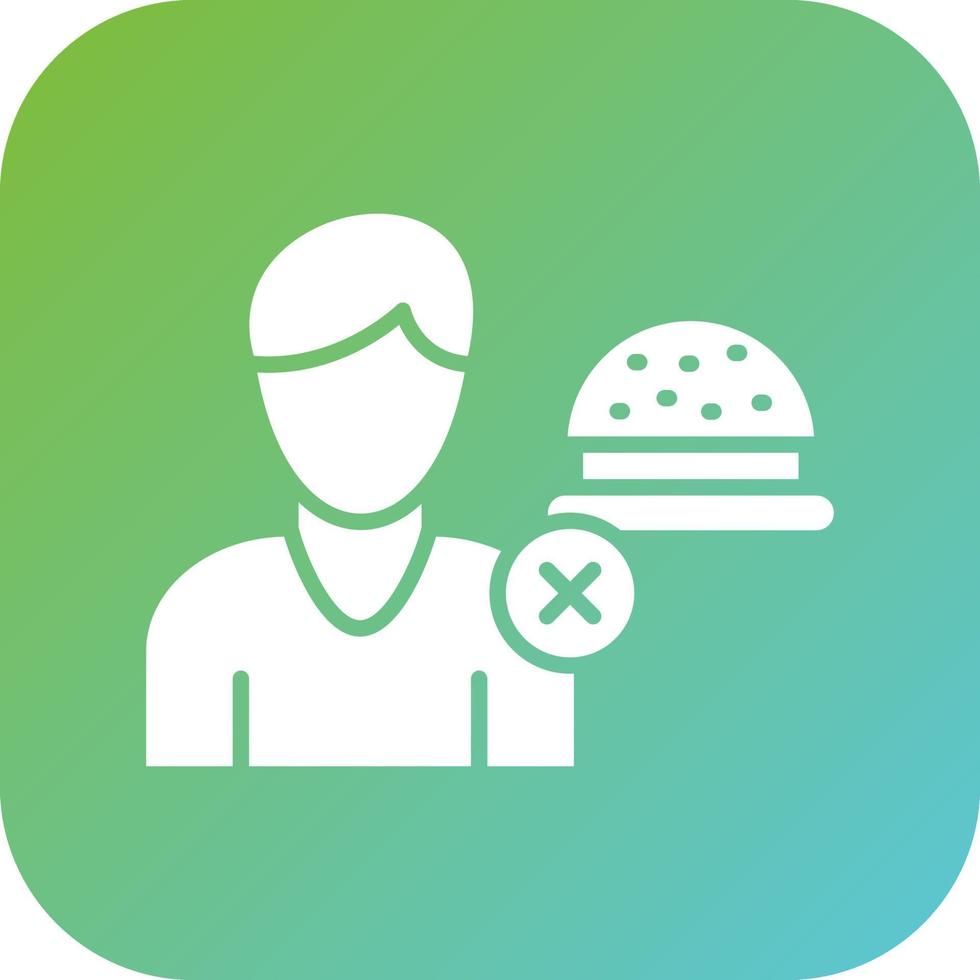 No Appetite Vector Icon Style