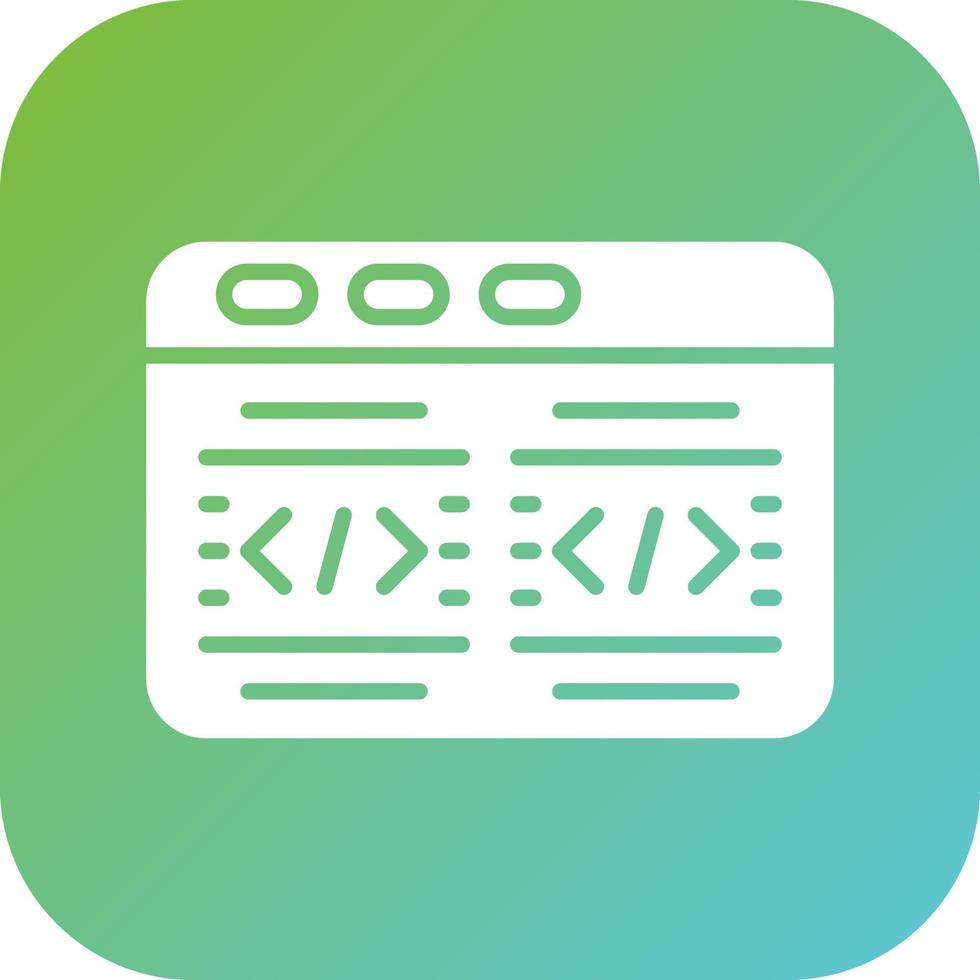 Code Vector Icon Style