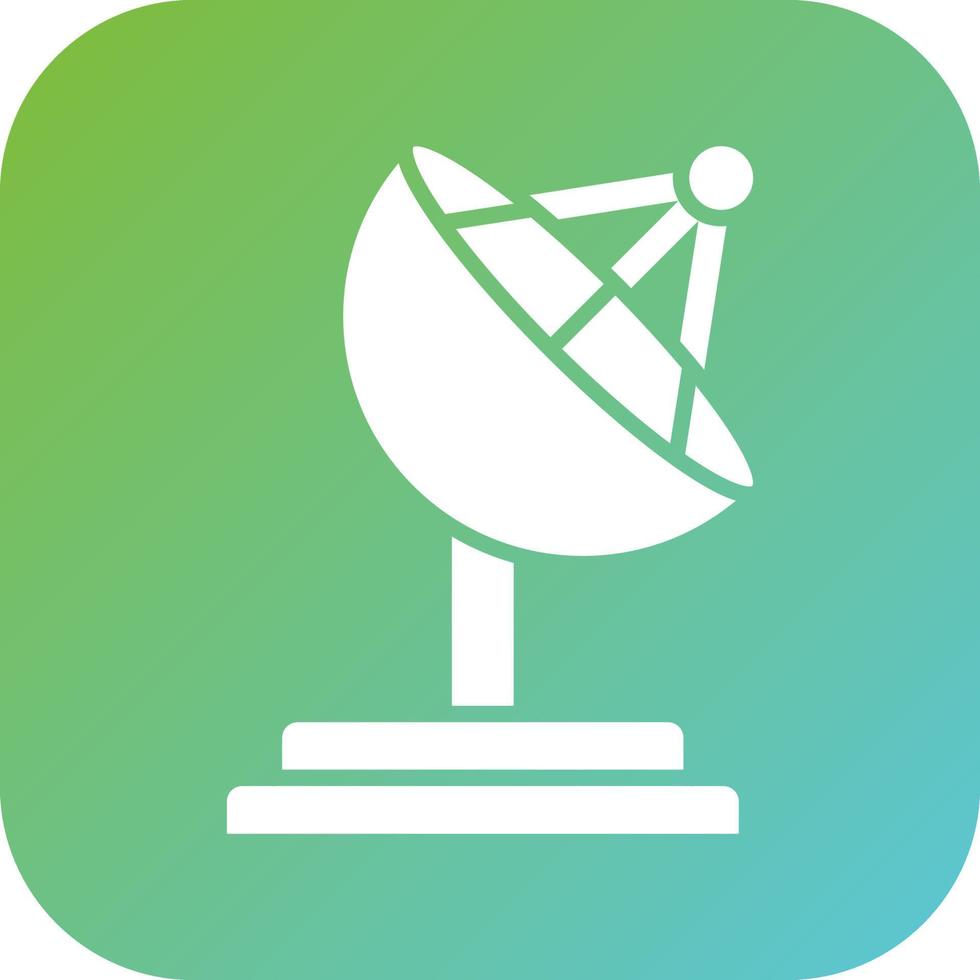 Satellite Dish Vector Icon Style