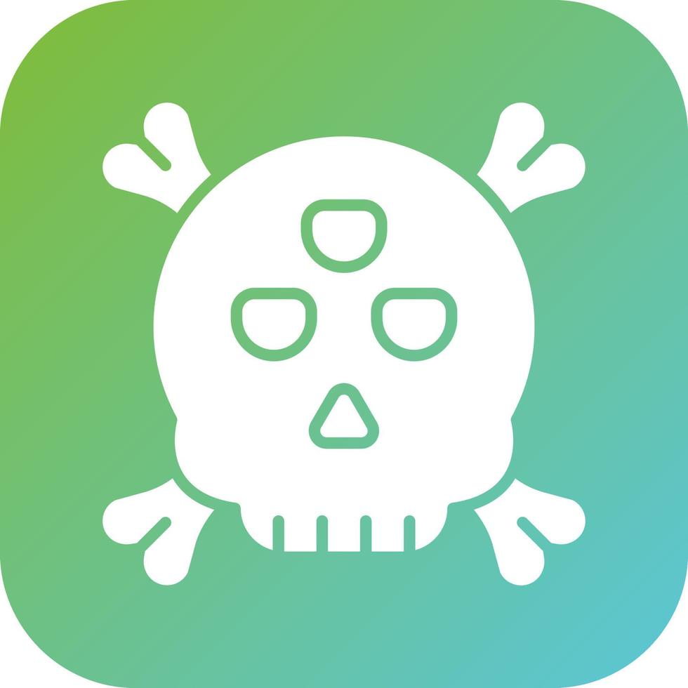 Alien Skull Vector Icon Style
