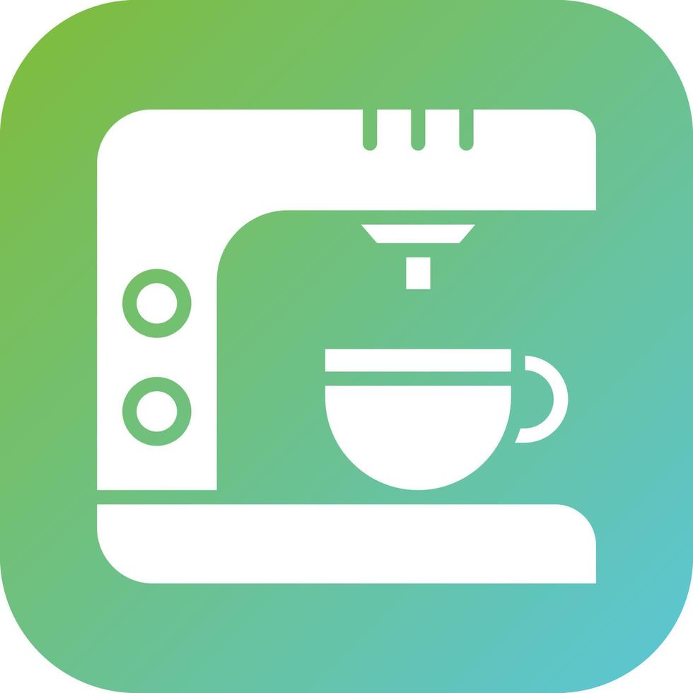 Coffee Maker Vector Icon Style