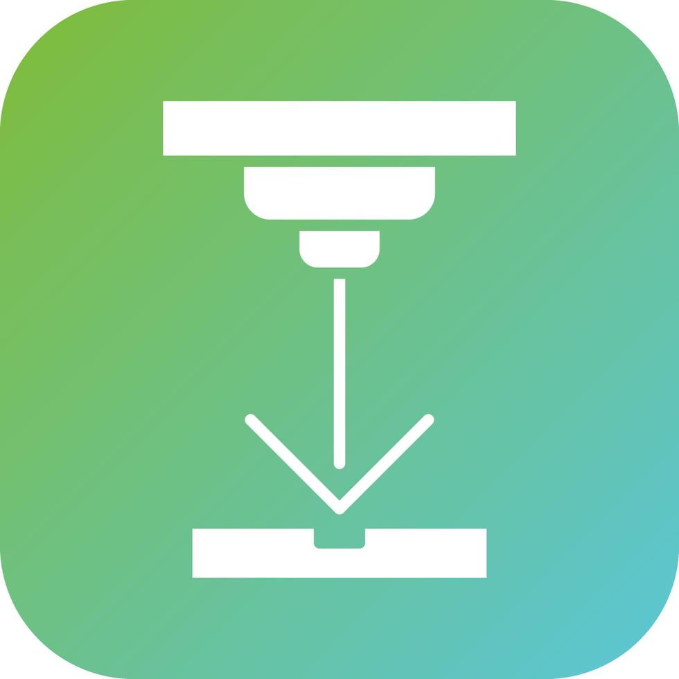 Laser Beam Vector Icon Style