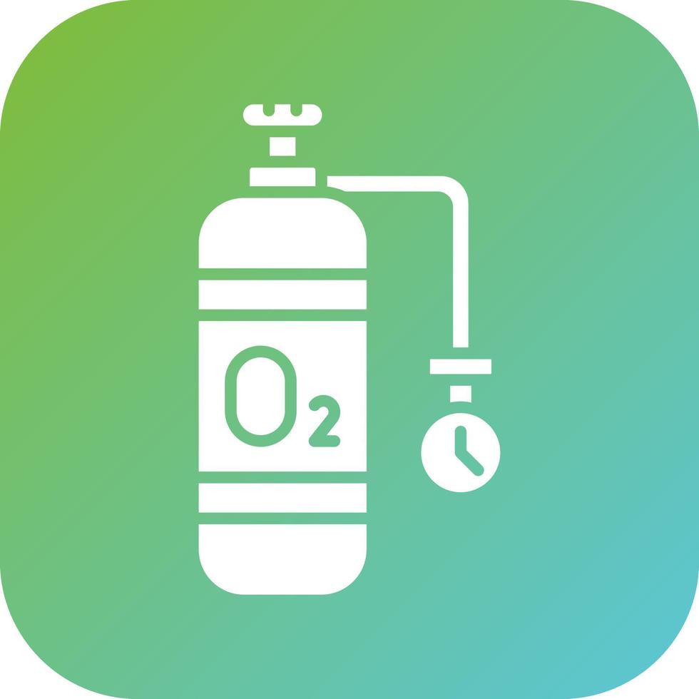 Oxygen Tank Vector Icon Style