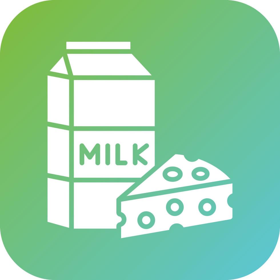 Dairy Item Vector Icon Style