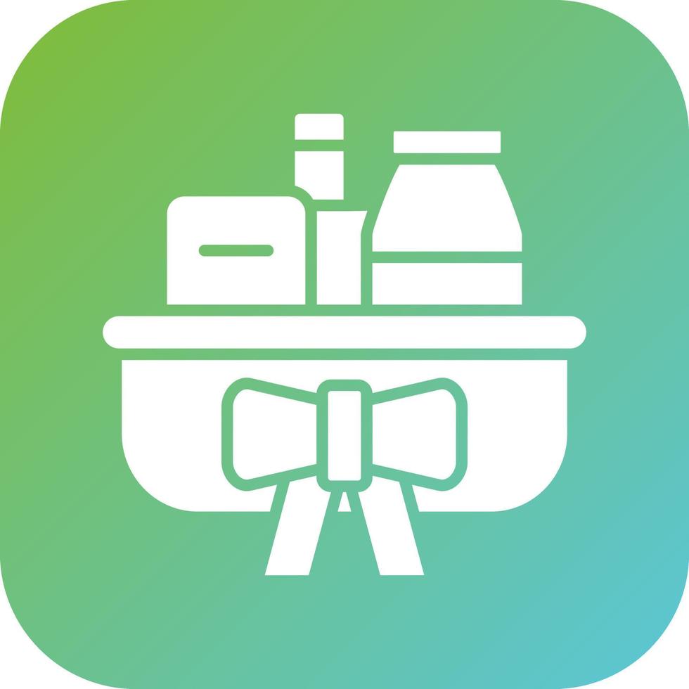 Hamper Vector Icon Style