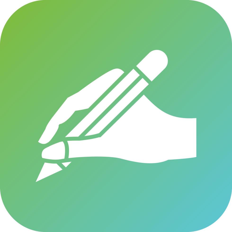 Hand Writing Vector Icon Style