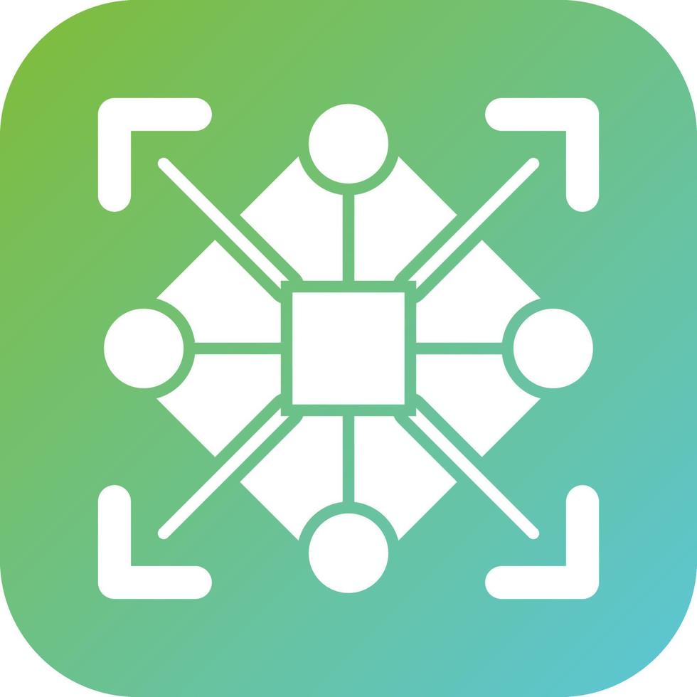 Pattern Recognition Vector Icon Style