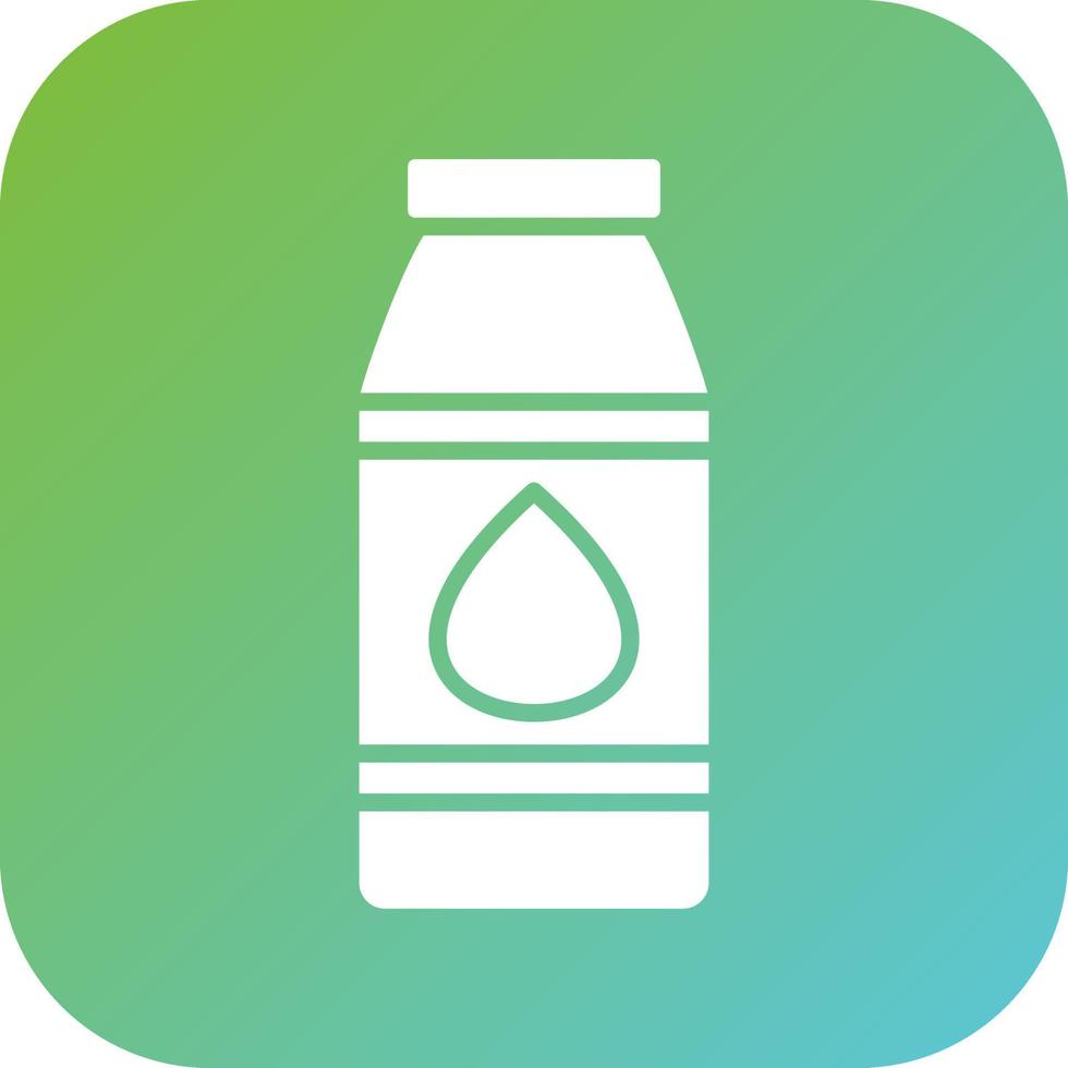 Milk Bottle Vector Icon Style