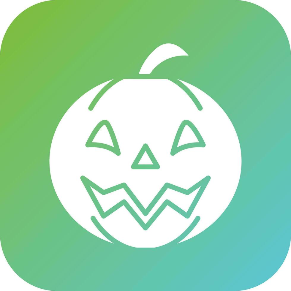 Jack O-Lantern Vector Icon Style